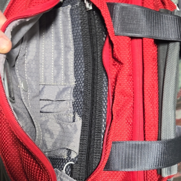 Tumi Red and Gray Men's Duffel Bag - Picture 4 of 16